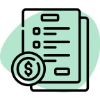 icon-cost-comparison-and-budgeting-green